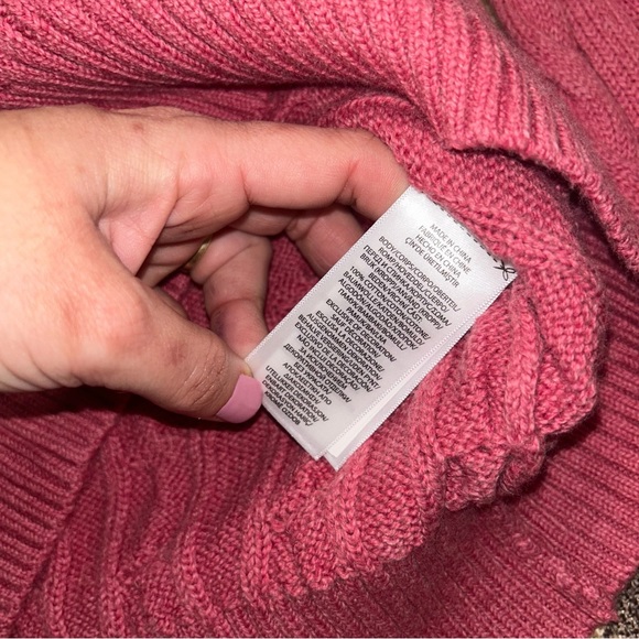 Polo Ralph Lauren NWT! Men'S Old Pink Cable-Knit Cotton Quarter-Zip Sweater - Picture 11 of 15